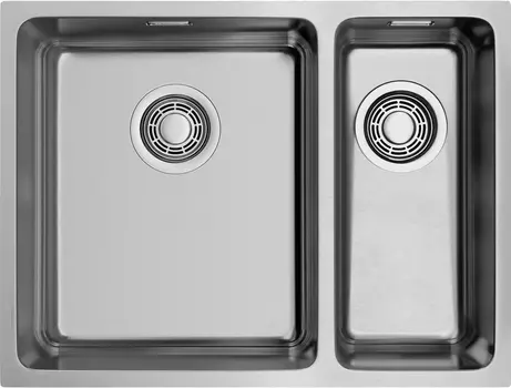 Мойка кухонная двойная Omoikiri Tadzava 58х44 L нержавеющая сталь