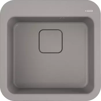 Мойка кухонная Omoikiri Tasogare Artgranit 51х51 серый матовый, leningrad grey