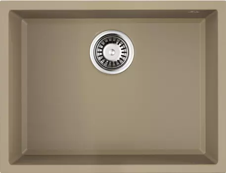 Мойка кухонная Omoikiri Tedori Tetogranit 55х42 бежевый матовый, шампань