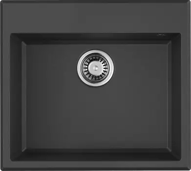 Мойка кухонная Omoikiri Tedori Tetogranit 57х51 черный матовый