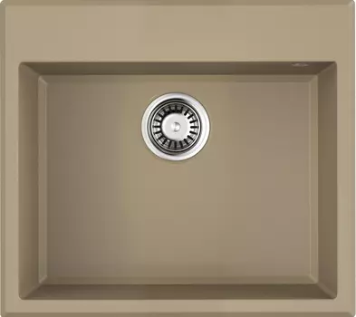 Мойка кухонная Omoikiri Tedori Tetogranit 57х51 бежевый матовый, шампань