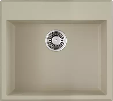 Мойка кухонная Omoikiri Tedori Tetogranit 57х51 бежевый матовый, ваниль
