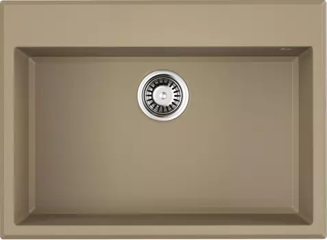 Мойка кухонная Omoikiri Tedori Tetogranit 68х50 бежевый матовый, шампань