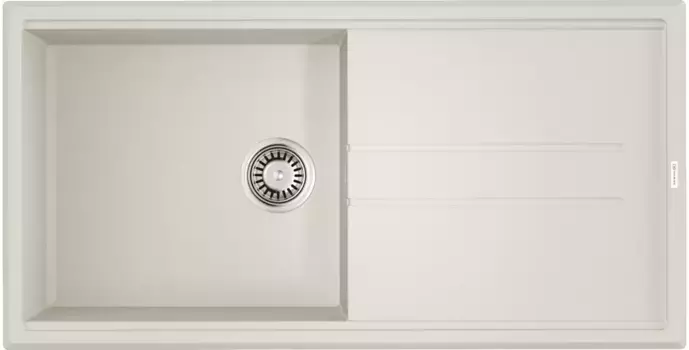 Мойка кухонная Omoikiri Tedori Tetogranit 100х51 белый матовый