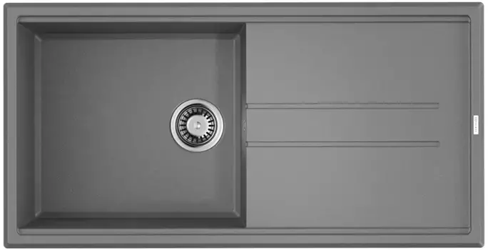 Мойка кухонная Omoikiri Tedori Tetogranit 100х51 серый матовый, leningrad grey