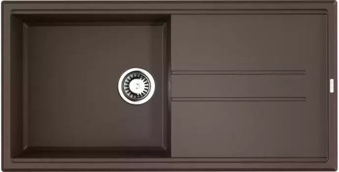 Мойка кухонная Omoikiri Tedori Tetogranit 100х51 коричневый матовый, темный шоколад