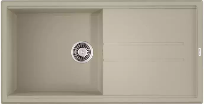 Мойка кухонная Omoikiri Tedori Tetogranit 100х51 бежевый матовый, ваниль