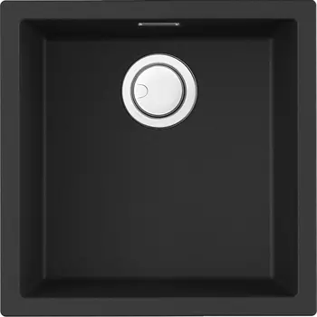 Мойка кухонная Omoikiri Yamakawa Artceramic 45.6х45.6 черный матовый, графит