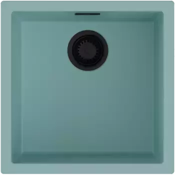 Мойка кухонная Omoikiri Yamakawa Artceramic 45.6х45.6 голубой матовый, azur blue