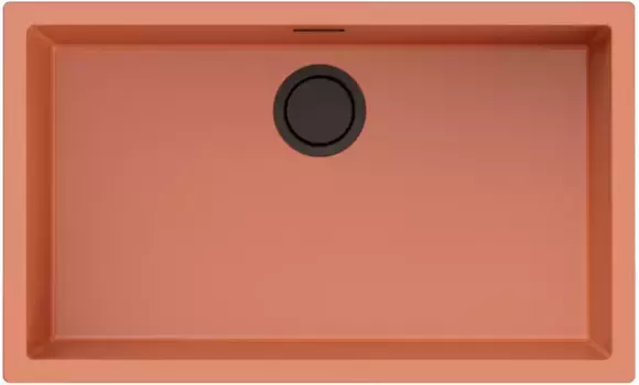 Мойка кухонная Omoikiri Yamakawa Artceramic 75.6x45.6 коричневый матовый, canyon