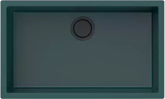 Мойка кухонная Omoikiri Yamakawa Artceramic 75.6x45.6 темно-зеленый матовый, deep ocean