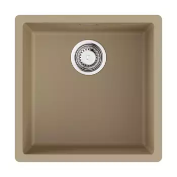 Мойка кухонная Omoikiri Yamakawa Tetogranit 45.6х45.6 бежевый матовый, шампань