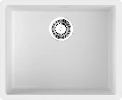 Мойка кухонная Omoikiri Yamakawa Tetogranit 45.6x55.6 белый матовый