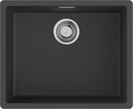 Мойка кухонная Omoikiri Yamakawa Tetogranit 45.6x55.6 черный матовый