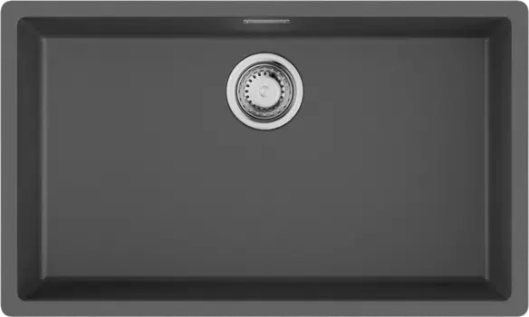 Мойка кухонная Omoikiri Yamakawa Tetogranit 73.3x43.3 серый матовый, платина
