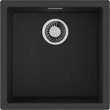 Мойка кухонная Omoikiri Yamakawa Artceramic 45.6х45.6 черный матовый