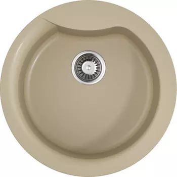 Мойка кухонная Omoikiri Yasugata Tetogranit 48.5х48.5 бежевый матовый, шампань