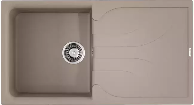 Мойка кухонная Omoikiri Yasugata Tetogranit 100х51 бежевый матовый