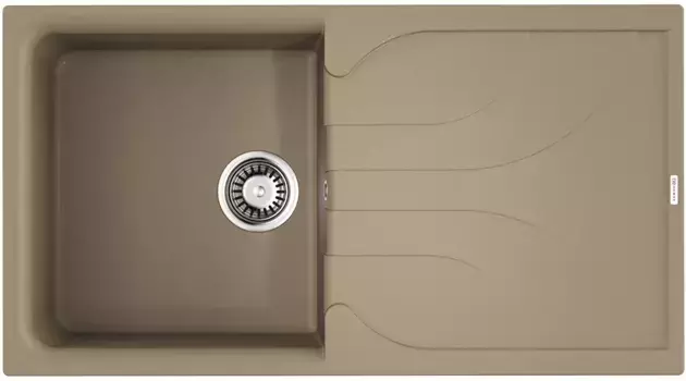 Мойка кухонная Omoikiri Yasugata Tetogranit 100х51 бежевый матовый, шампань