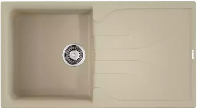 Мойка кухонная Omoikiri Yasugata Tetogranit 100х51 бежевый матовый, ваниль
