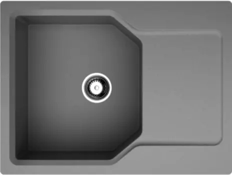 Мойка кухонная Omoikiri Yonaka 65х51 серый матовый, leningrad grey