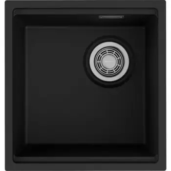 Мойка кухонная Omoikiri Yoru Artgranit 41.6x44 черный матовый