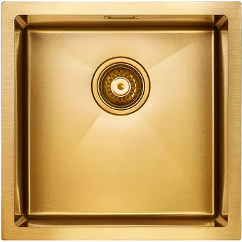 Мойка кухонная Paulmark Aller 44 брашированное золото