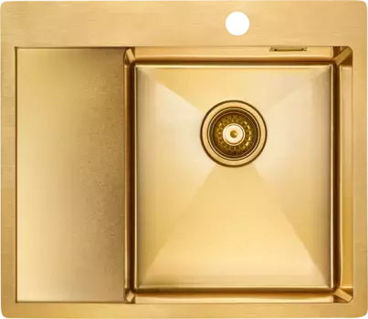 Мойка кухонная Paulmark Alster 59 R брашированное золото
