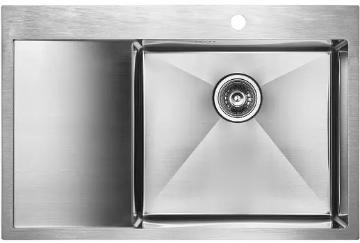 Мойка кухонная Paulmark Kroner PM217851-BSR брашированная нержавеющая сталь R