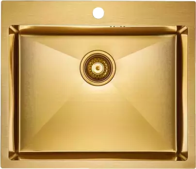 Мойка кухонная Paulmark Kroner PM215951-BG брашированное золото