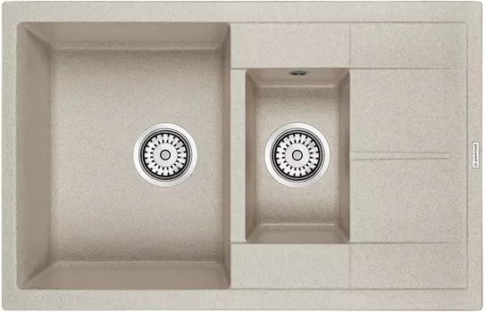 Мойка кухонная Paulmark Flugen 60/1,5 PM237850-BE бежевый