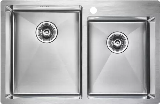 Мойка кухонная Paulmark Helfer 78 брашированная сталь