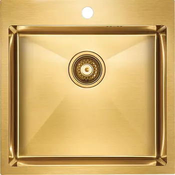 Мойка кухонная Paulmark Kroner 51 брашированное золото