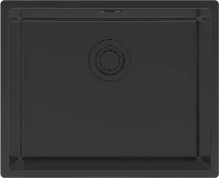 Мойка кухонная Paulmark Lassan LA54-MBN черный матовый