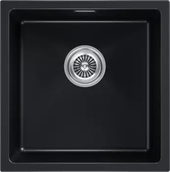 Мойка кухонная Paulmark Lumi LU45-BLM черный металлик