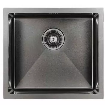 Мойка кухонная Paulmark Marx 48 темный хром