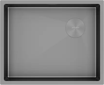 Мойка кухонная Paulmark Next-Skew PM885444-MG серый матовый