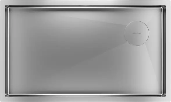 Мойка кухонная Paulmark Next-Skew PM887444-BS брашированная сталь