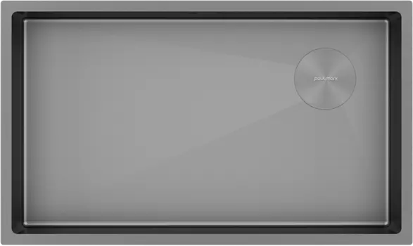 Мойка кухонная Paulmark Next-Skew PM887444-MG серый матовый