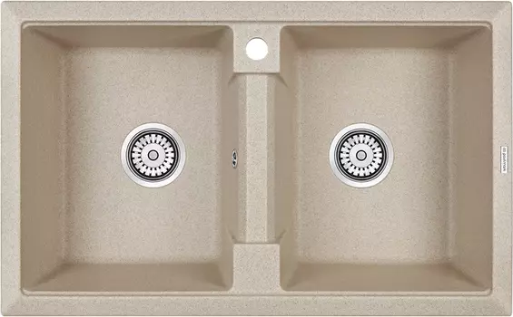 Мойка кухонная Paulmark Zwilling 81 бежевый матовый