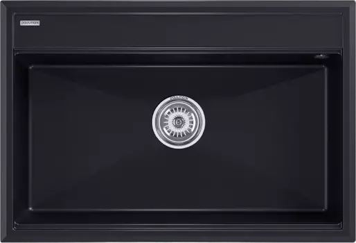 Мойка кухонная Paulmark Stepia 80 PM117551-BLM черный металлик