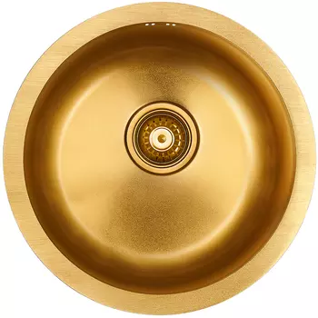 Мойка кухонная Paulmark Werra 46 брашированное золото