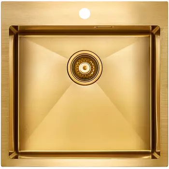 Мойка кухонная Paulmark Weser 51 брашированное золото
