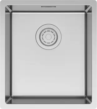 Мойка кухонная Paulmark Yuni YU39-BS сталь