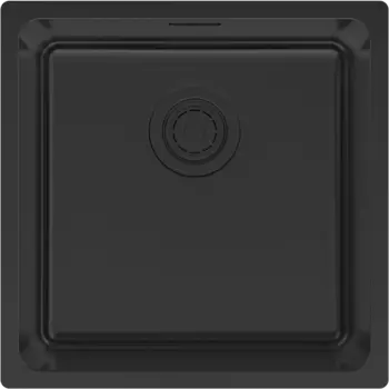 Мойка кухонная Paulmark Yuni YU44-MBN черный матовый
