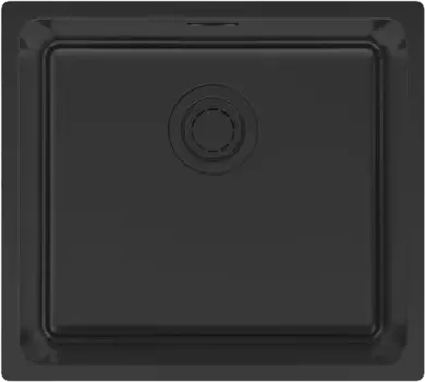 Мойка кухонная Paulmark Yuni YU49-MBN черный матовый