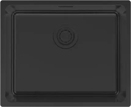 Мойка кухонная Paulmark Yuni YU54-MBN черный матовый