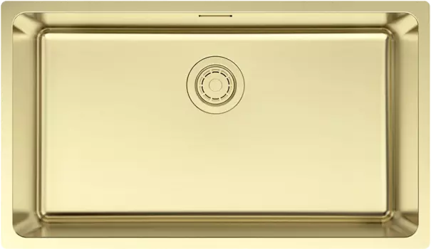 Мойка кухонная Paulmark Yuni YU76-LG светлое золото