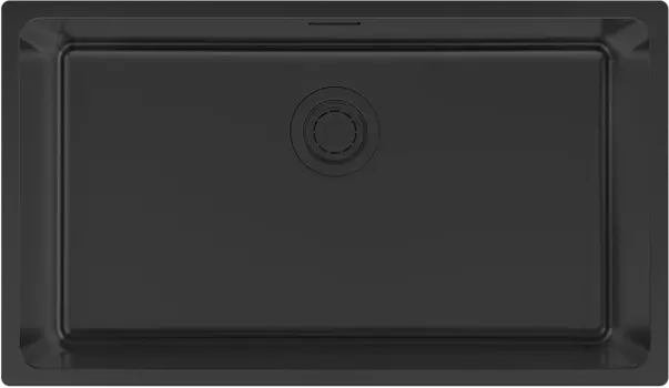 Мойка кухонная Paulmark Yuni YU76-MBN черный матовый