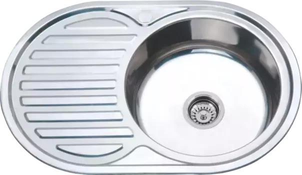 Мойка кухонная РМС 77х50 R сталь